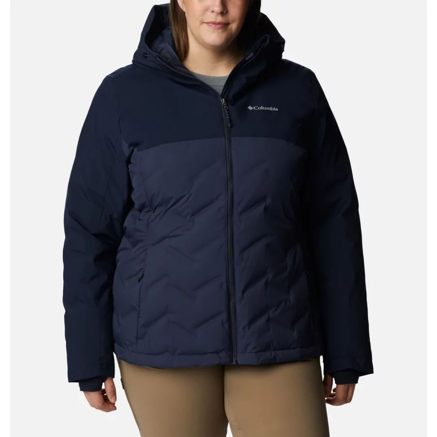 Nocturnal/Dark Nocturnal Columbia Sale Women's Grand Trek II Down Jacket Plus Size