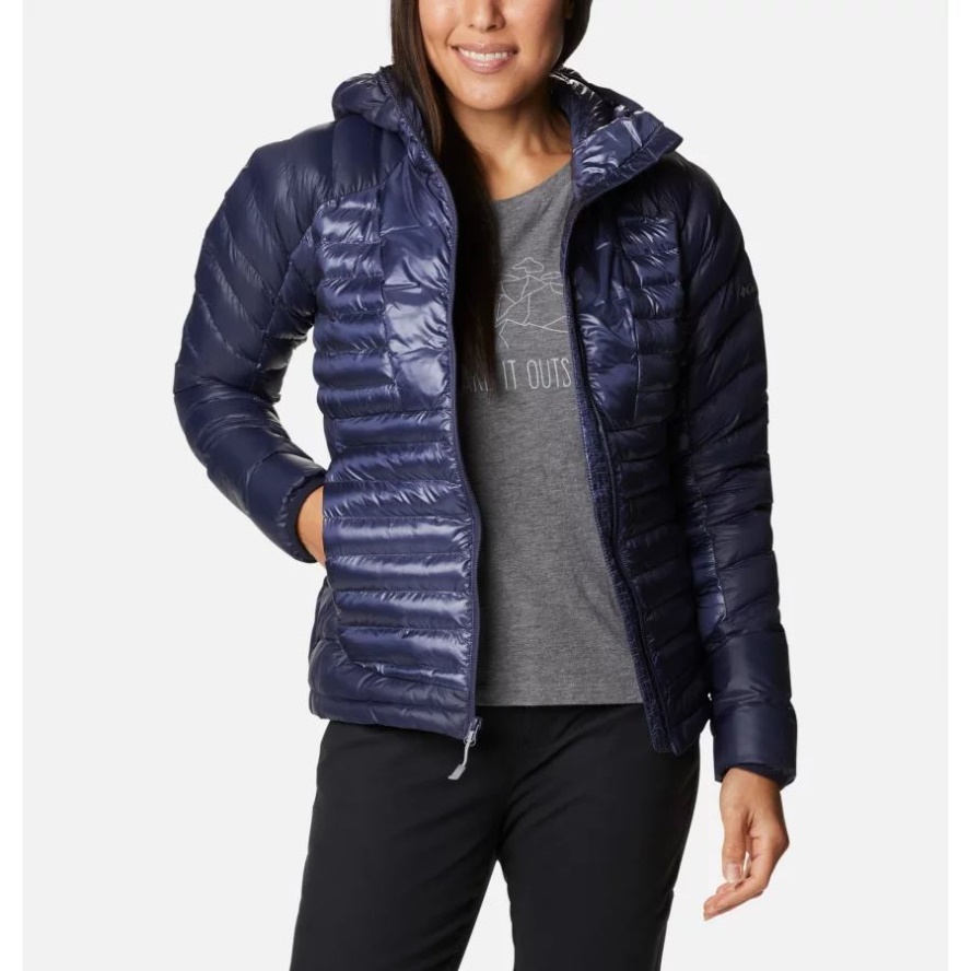 Nocturnal/Dark Nocturnal Women's Labyrinth Loop Insulated Hooded Jacket Columbia Sale