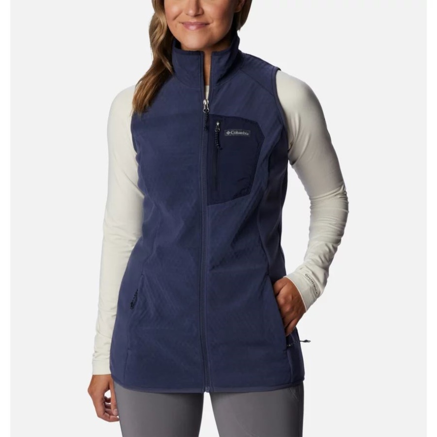 Nocturnal/Dark Nocturnal Women's Outdoor Tracks Vest Columbia Sale