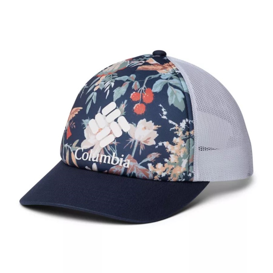 Nocturnal Floral/Nocturnal/White/Logo Columbia Sale Women's Columbia Sale Mesh Hat