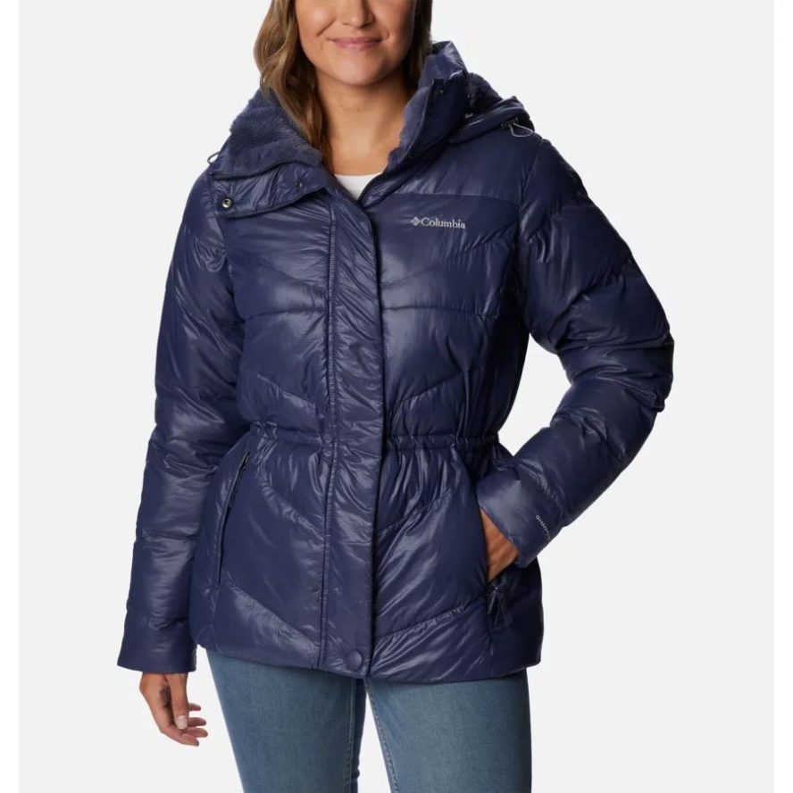 Nocturnal Gunmetal Columbia Sale Women's Peak to Park II Insulated Hooded Jacket