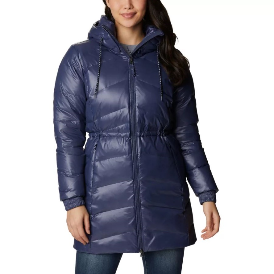 Nocturnal Gunmetal Women's Icy Heights II Down Mid Jacket Columbia Sale
