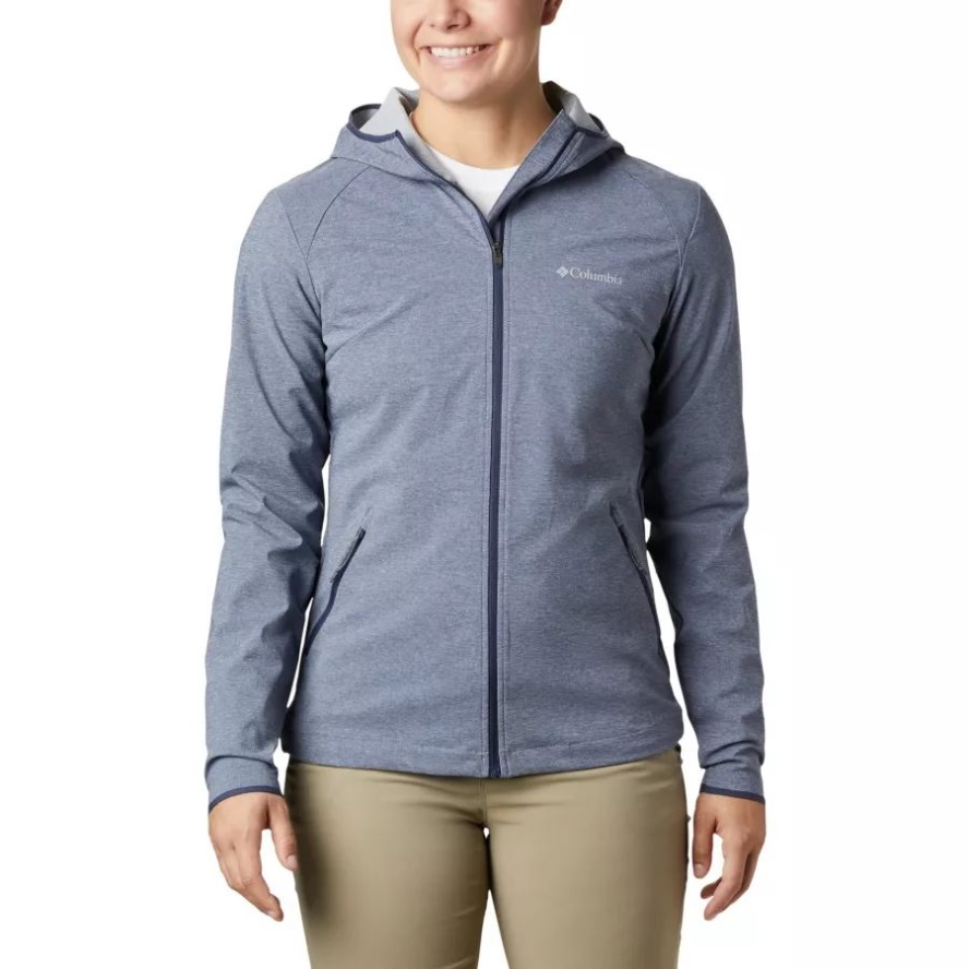 Nocturnal Heather Columbia Sale Women's Heather Canyon Softshell Jacket