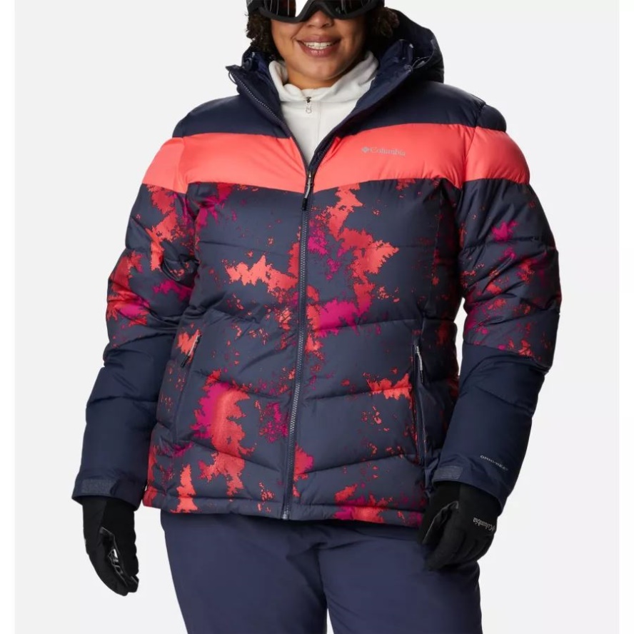 Nocturnal Lookup/Nocturnal/Neon Sun Columbia Sale Women's Abbott Peak Insulated Jacket Plus Size
