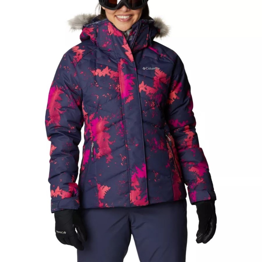 Nocturnal Lookup Print Columbia Sale Women's Lay D Down II Waterproof Down Ski Jacket