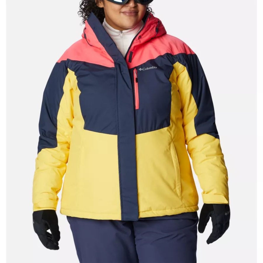 Nocturnal/Neon Sunrise/Sun Glow Women's Rosie Run Insulated Jacket Plus Size Columbia Sale
