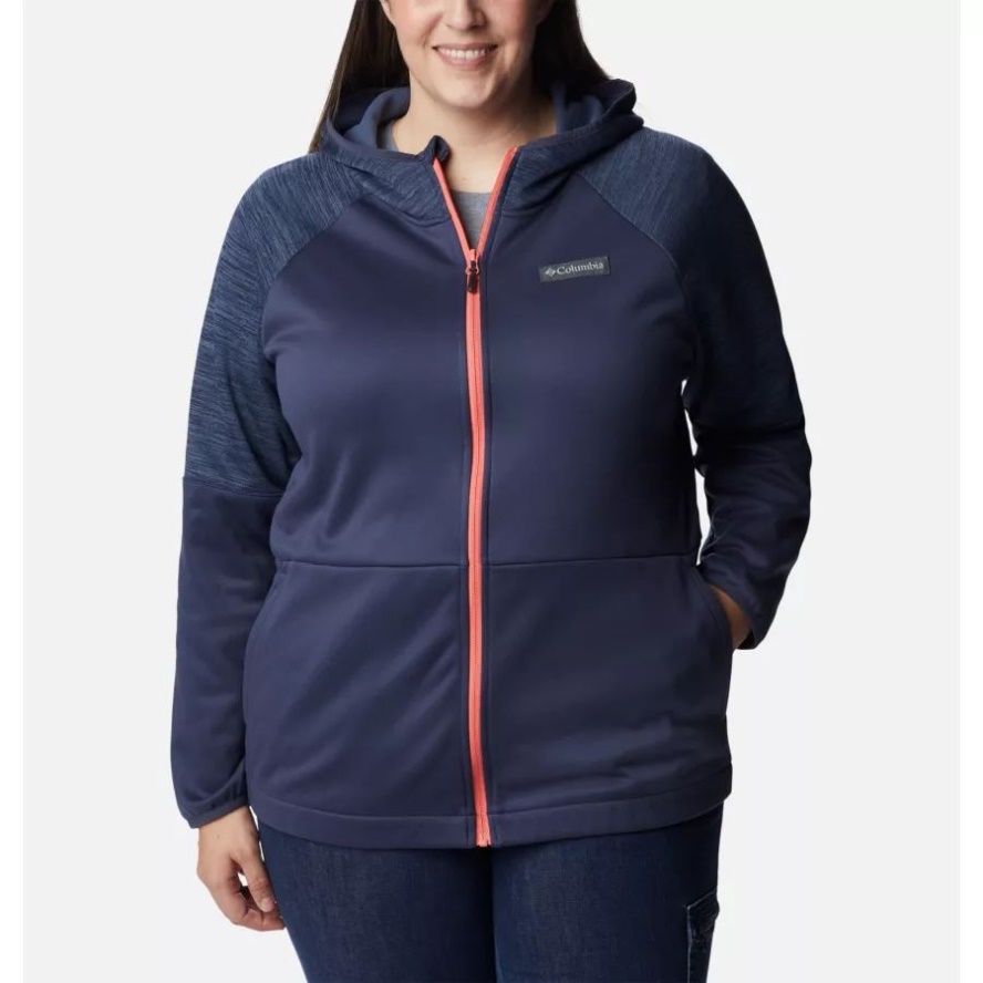 Nocturnal/Nocturnal Heather Women's Windgates Full Zip Fleece Jacket Columbia Sale