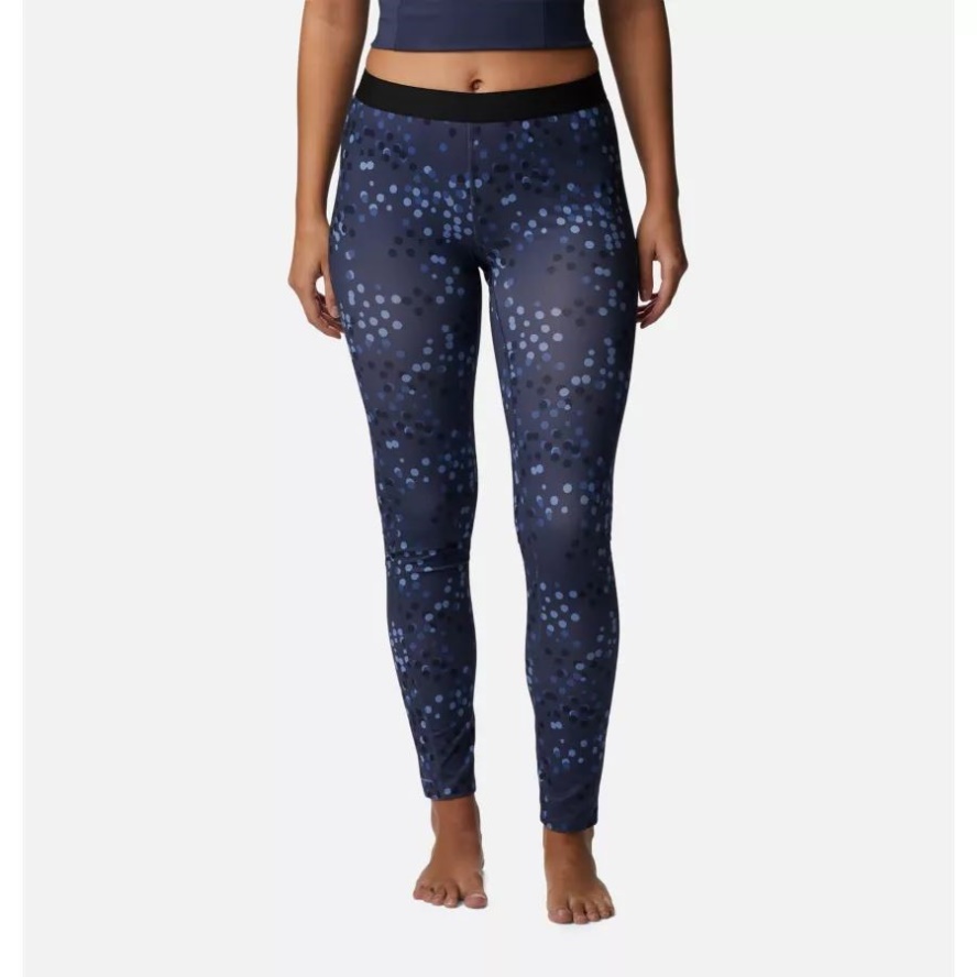 Nocturnal Polka Dot Print Women's Midweight Baselayer Tights Columbia Sale