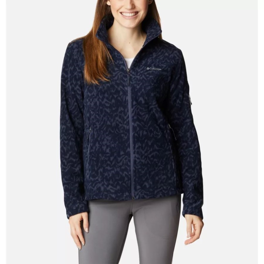 Nocturnal Terrain Print Columbia Sale Women's Fast Trek Printed Fleece Jacket