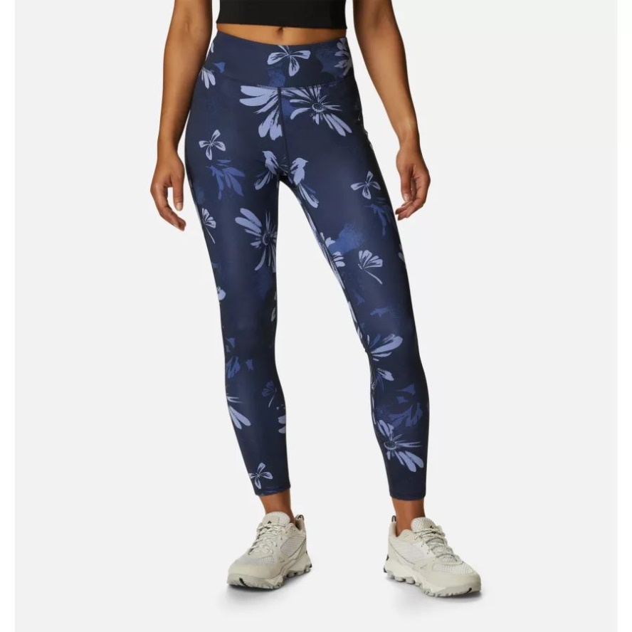 Nocturnal Typhoon Bloom Women's Columbia Sale Lodge Print 7/8 Tights Columbia Sale