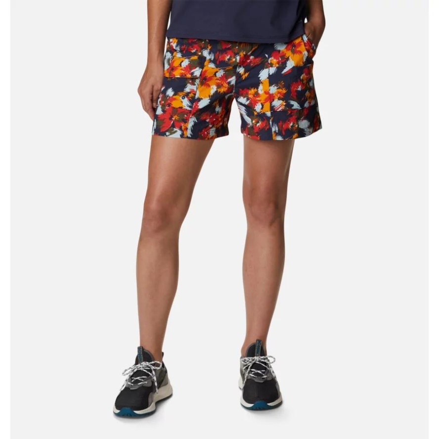 Nocturnal Typhoon Blooms Multi Columbia Sale Women's Summerdry Cargo Shorts