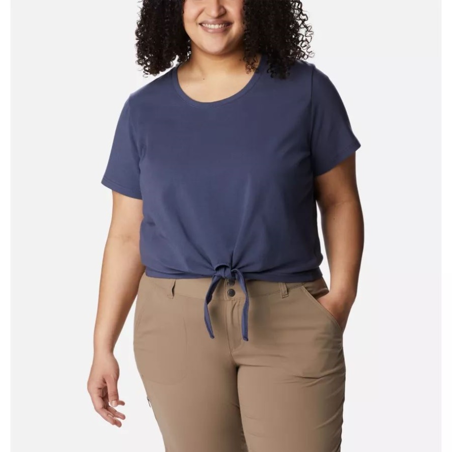 Nocturnal Women's Columbia Sale Trek Short Sleeve Shirt Plus Size Columbia Sale