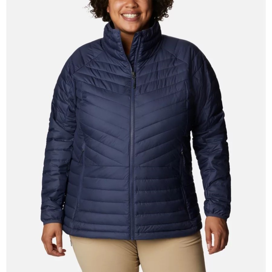 Nocturnal Women's Powder Lite II Full Zip Insulated Jacket Plus Size Columbia Sale