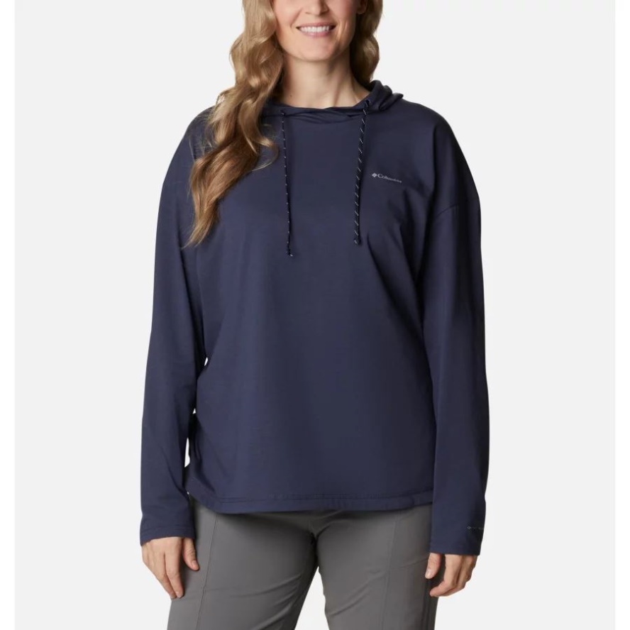 Nocturnal Women's Sun Trek Hooded Pullover Plus Size Columbia Sale
