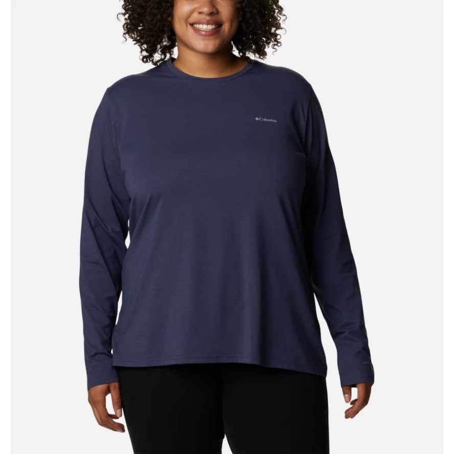 Nocturnal Women's Sun Trek Long Sleeve T-Shirt Plus Size Columbia Sale