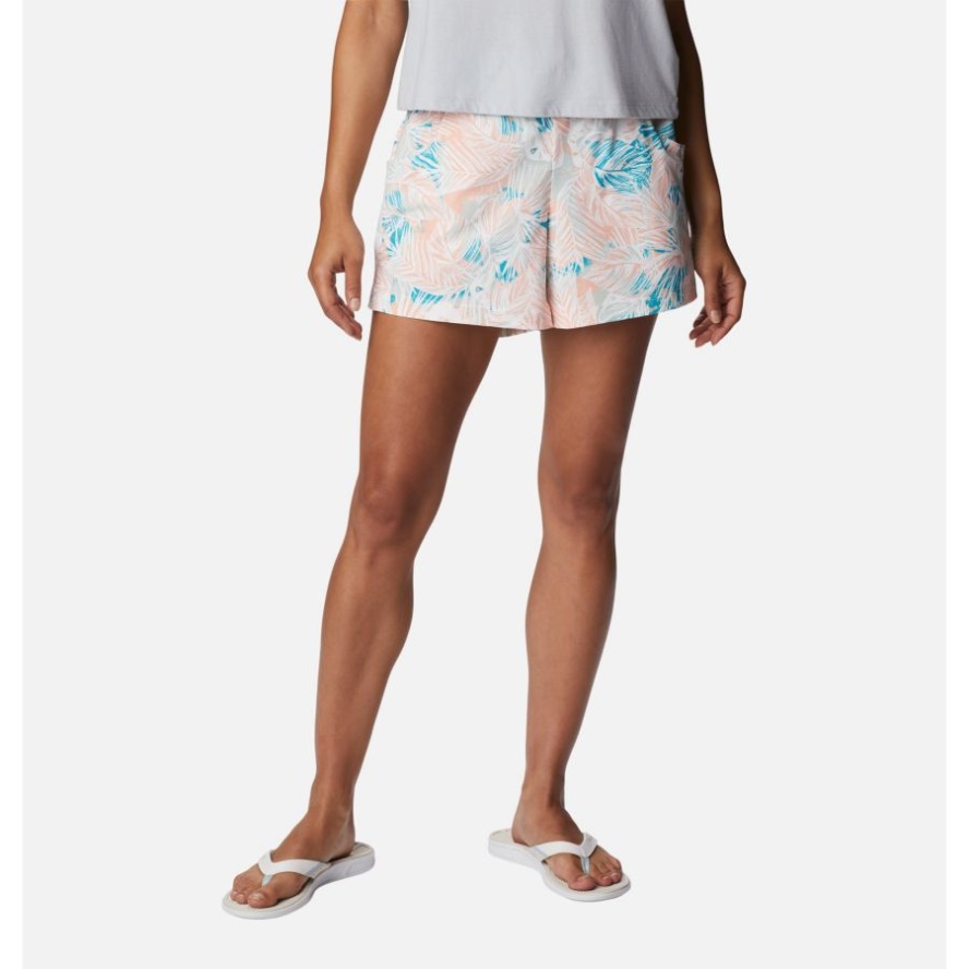 Ocean Teal Tropic Blend Columbia Sale Women's PFG Super Slack Water Stretch Water Shorts
