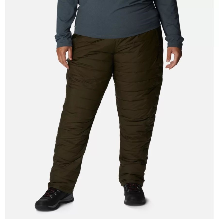 Olive Green/Black Columbia Sale Women's Powder Lite Pant Plus Size
