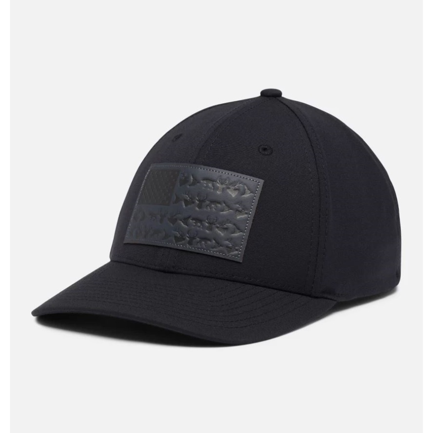 PHG Game Flag 110 Snap Back Cap Low Crown Black Columbia Sale