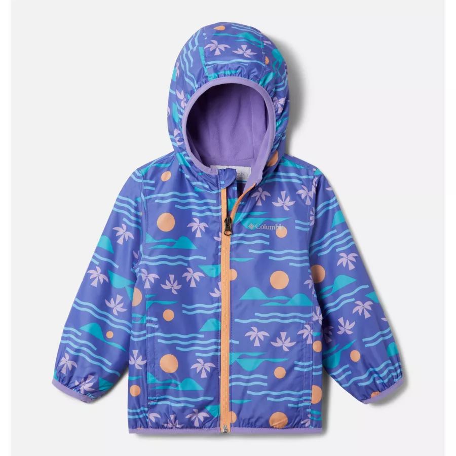 Paisley Purple Seaside Toddler Mini Pixel Grabber II Wind Jacket Columbia Sale