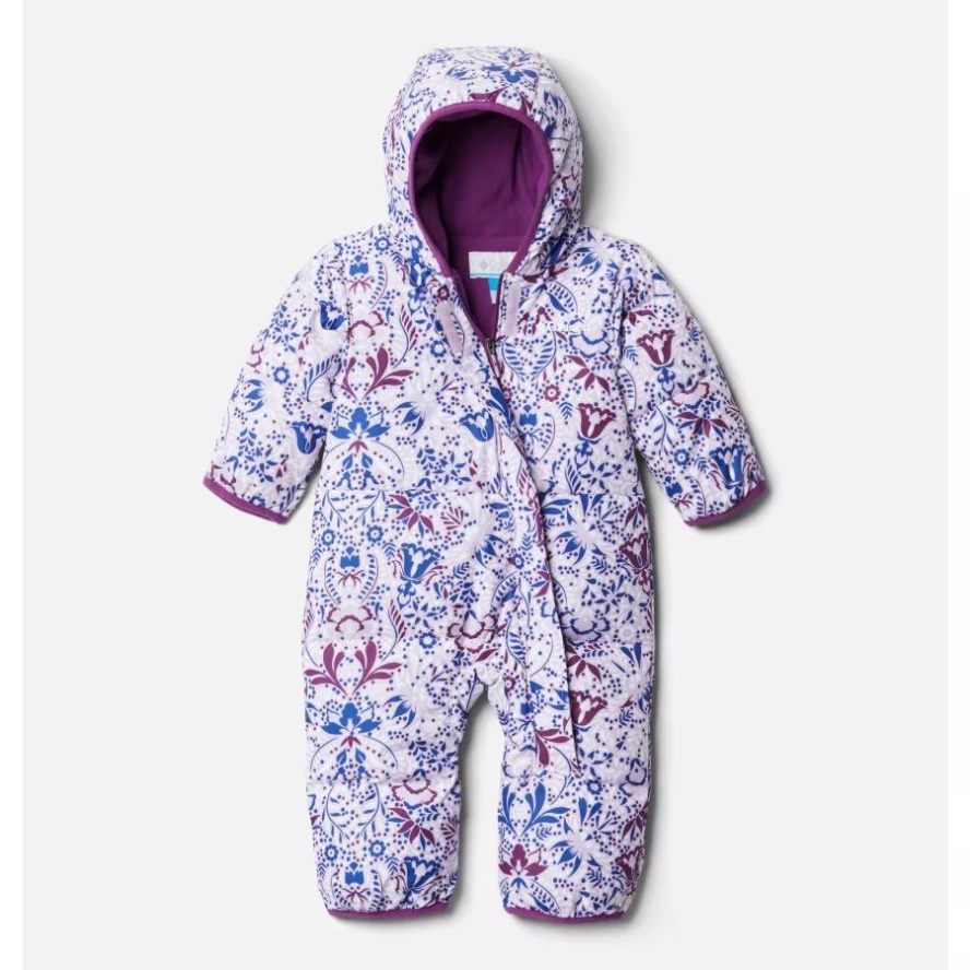 Pale Lilac Blooming Dot Print Babies' Snuggly Bunny Bunting Columbia Sale