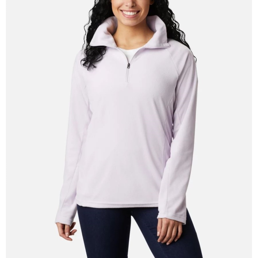Pale Lilac Columbia Sale Women's Glacial IV Half Zip Fleece
