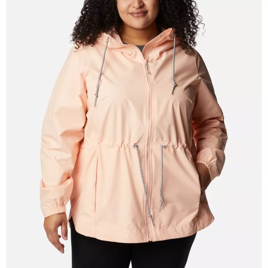 Peach Blossom Columbia Sale Women's Lillian Ridge Shell Jacket Plus Size