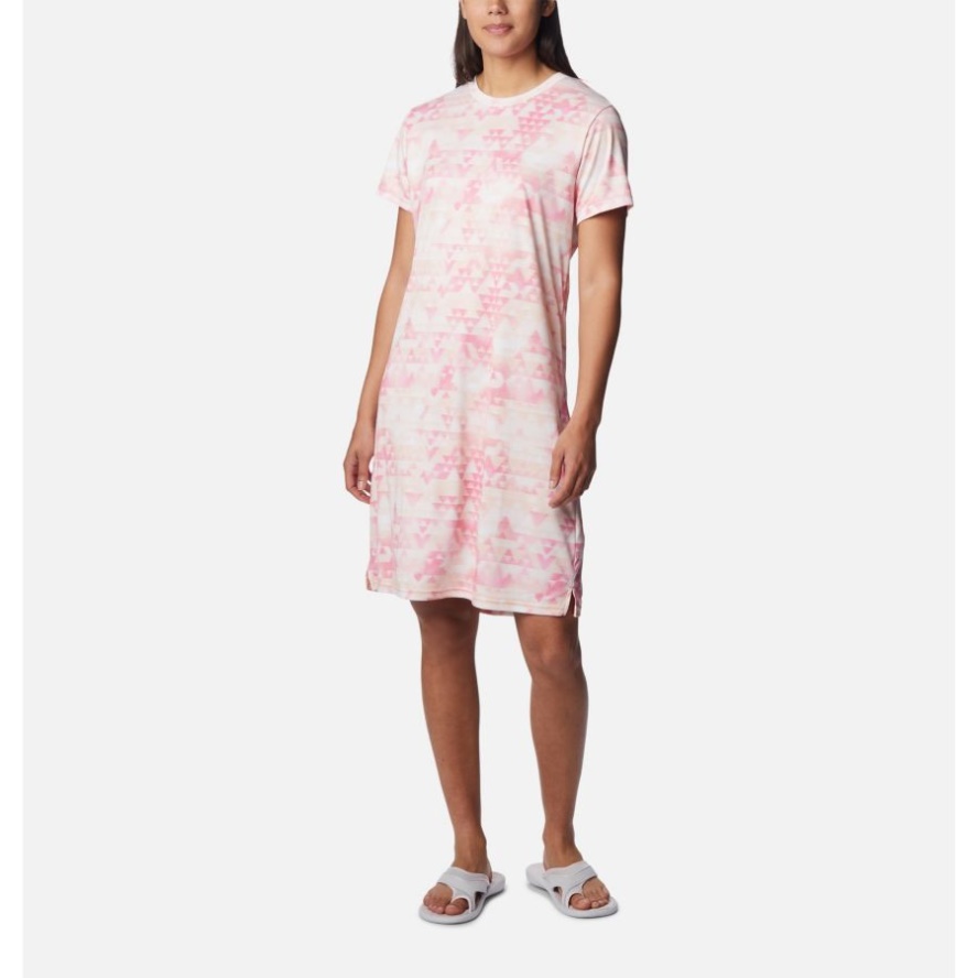Peach Blossom/Distant Peaks Women's Fork Stream Dress Columbia Sale