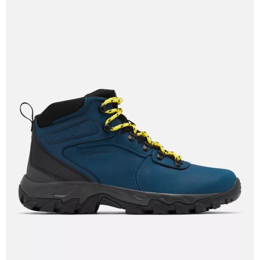 Petrol Blue/Black Men's Newton Ridge Plus II Waterproof Hiking Boot Columbia Sale