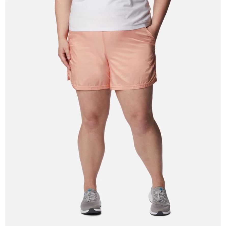 Pink Dawn Iridescent Columbia Sale Women's Alpine Chill Zero Iridescent Shorts Plus Size