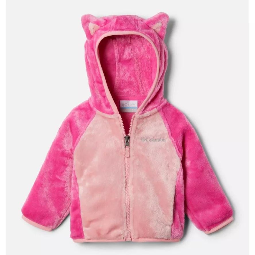 Pink Ice/Pink Orchid Infant Foxy Baby Sherpa Jacket Columbia Sale
