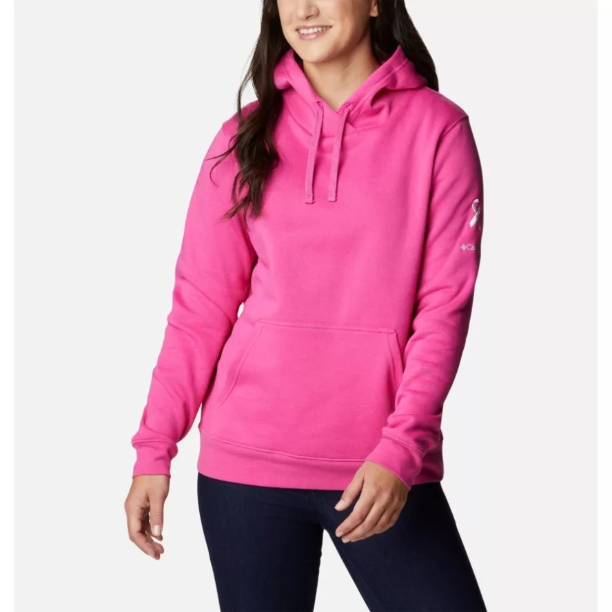 Pink Ice TTIP Logo Columbia Sale Women's Tested Tough In Pink Hoodie