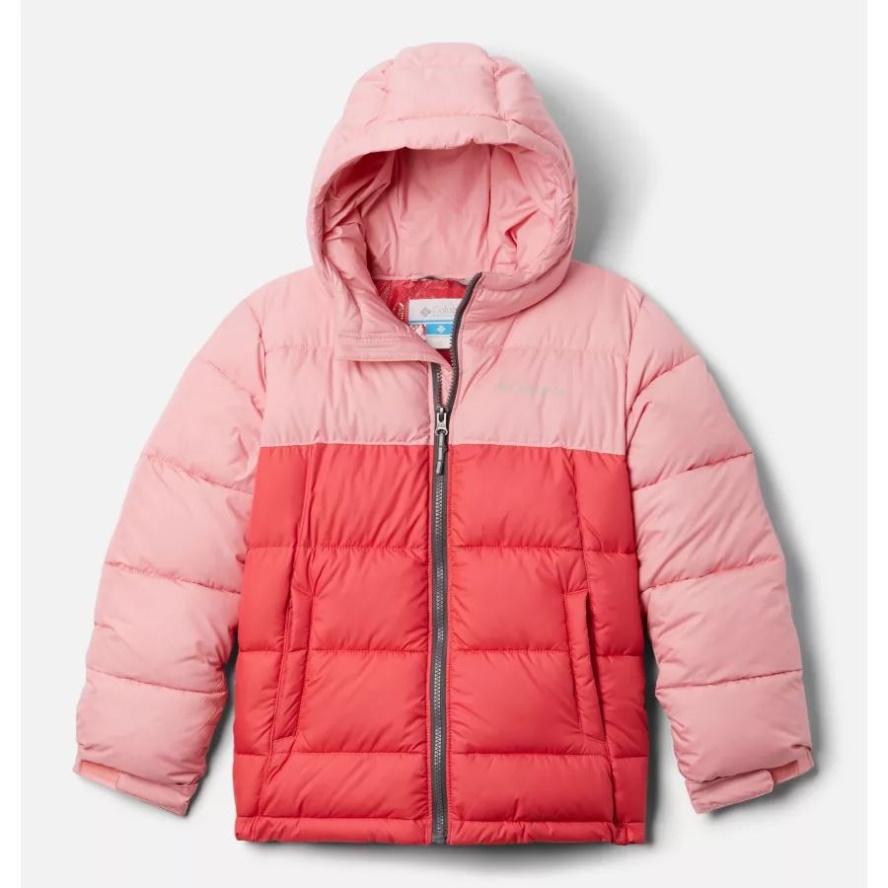 Pink Orchid/Bright Geranium Youth Pike Lake Insulated Puffer Jacket Columbia Sale