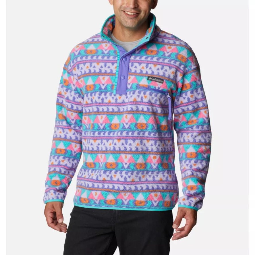 Purple Lotus Camp Blanket Men's Helvetia Half Snap Fleece Columbia Sale