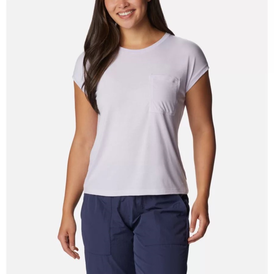 Purple Tint Columbia Sale Women's Boundless Trek T-Shirt