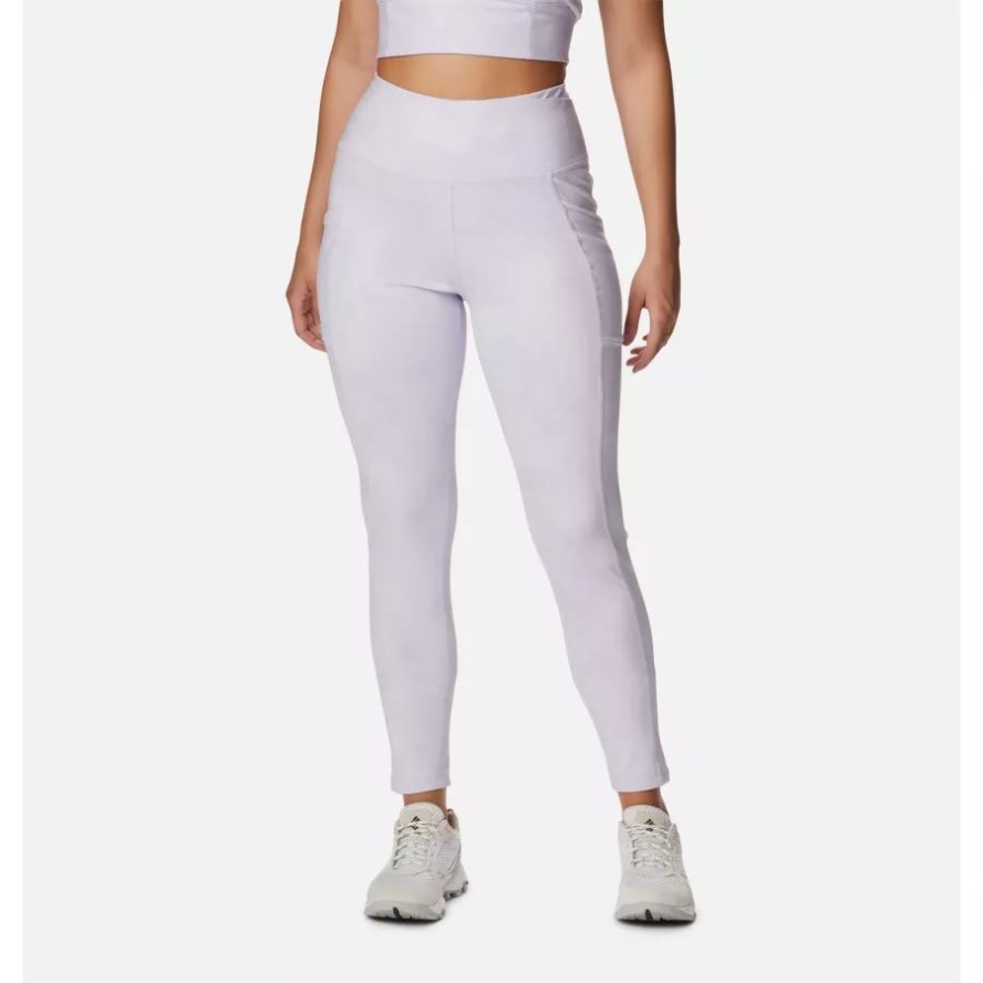Purple Tint/Dye Frond Columbia Sale Women's Windgates High-Rise Leggings
