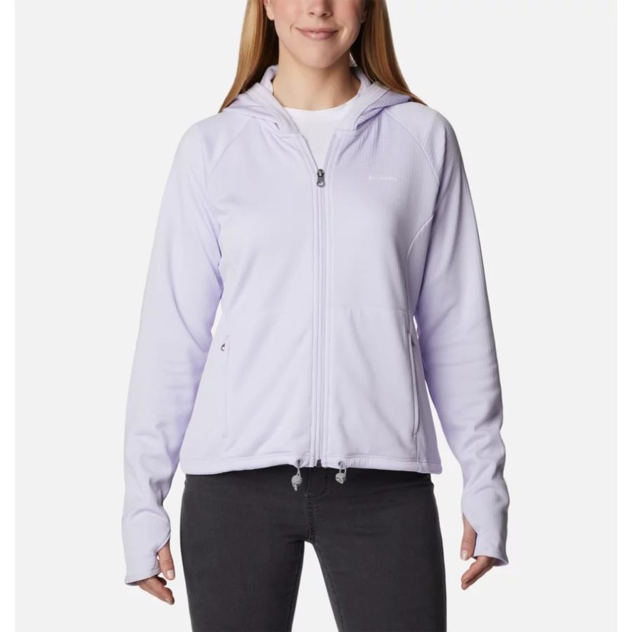 Purple Tint Heather Columbia Sale Women's Boundless Trek Grid Fleece