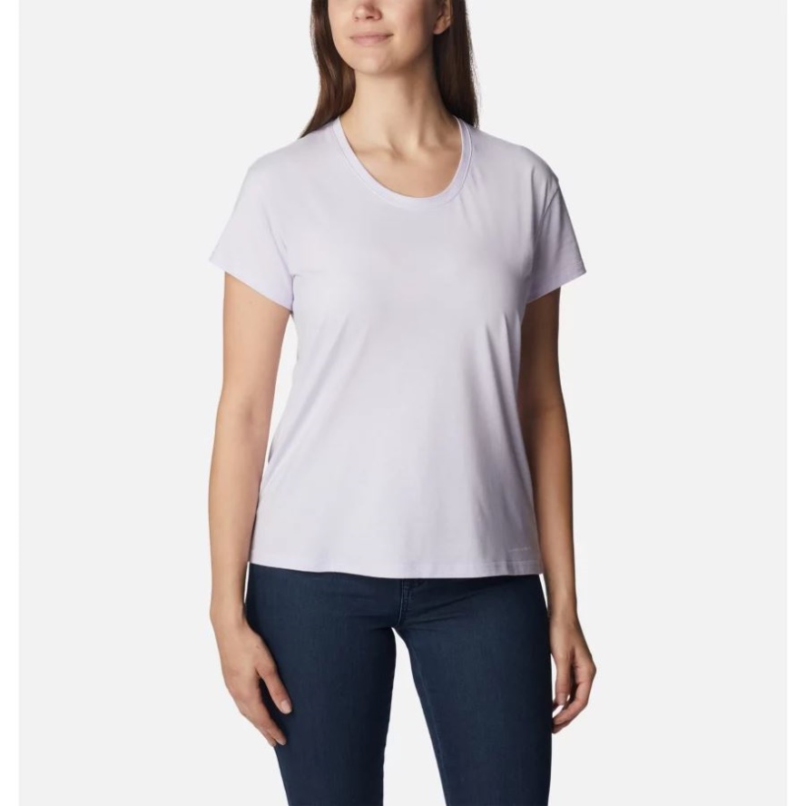 Purple Tint Heather Columbia Sale Women's Sun Trek T-Shirt