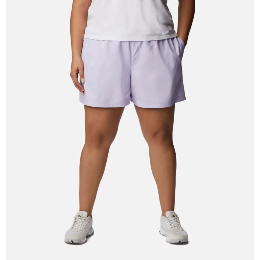 Purple Tint Women's Anytime Lite Shorts Plus Size Columbia Sale