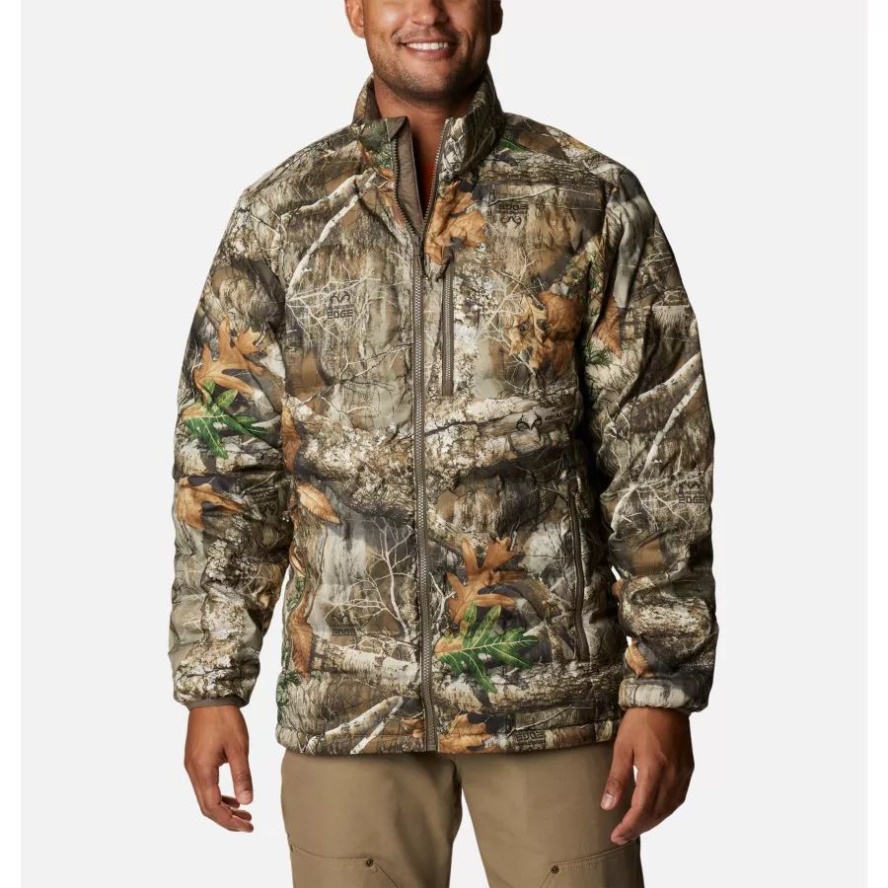 Realtree Edge Men's PHG Trophy Rack Omni-Heat Heat Seal Puffer Jacket Columbia Sale