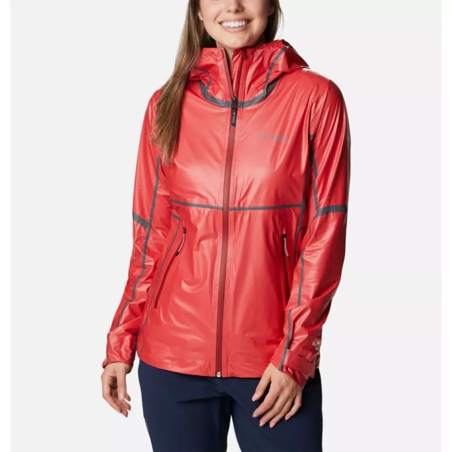 Red Hibiscus Columbia Sale Women's OutDry Extreme Mesh Shell Jacket