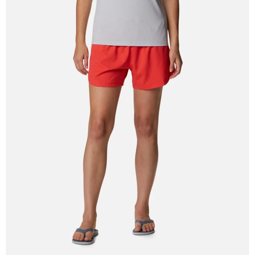 Red Hibiscus Columbia Sale Women's PFG Tamiami Pull-On Shorts