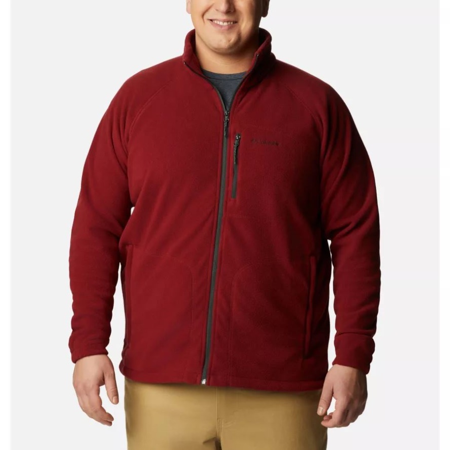 Red Jasper Columbia Sale Men's Fast Trek II Full Zip Fleece Big