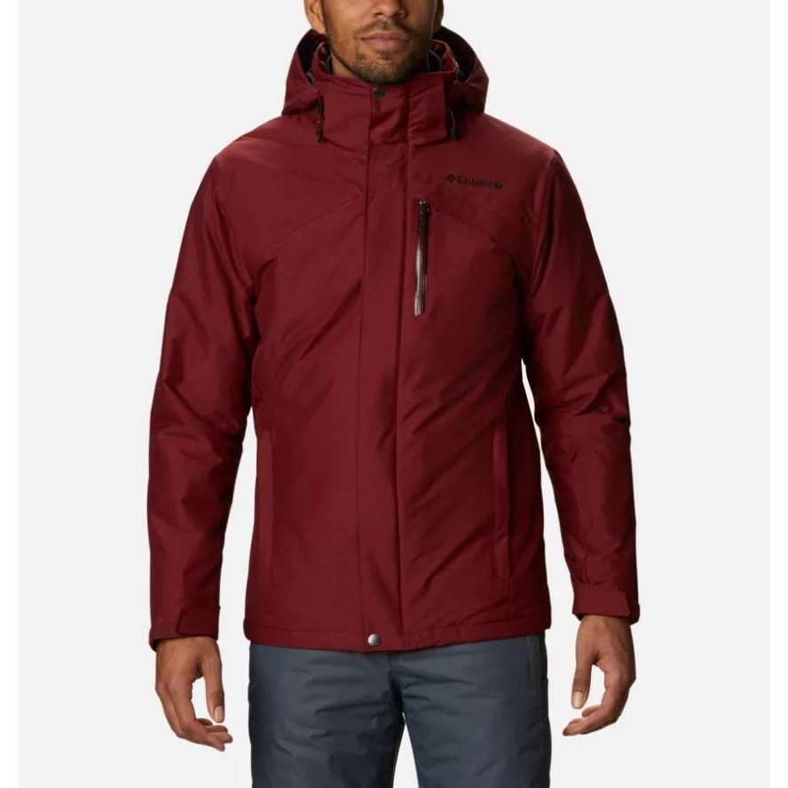 Red Jasper Melange Columbia Sale Men's Last Tracks Insulated Ski Jacket