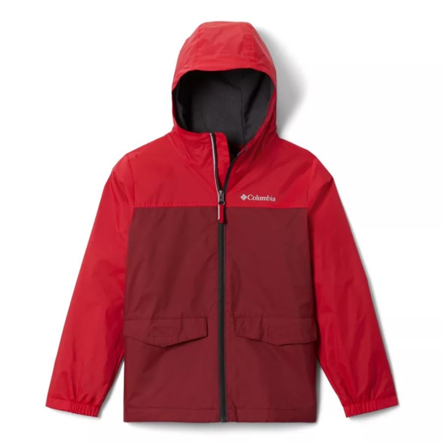 Red Jasper/Mountain Red Boys' Rain-Zilla Jacket Columbia Sale
