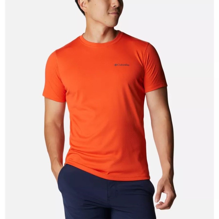 Red Quartz Columbia Sale Men's Zero Rules Technical T-Shirt