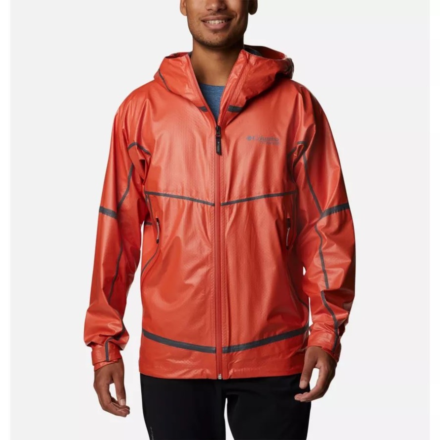 Red Quartz Men's OutDry Extreme Mesh Hooded Shell Jacket Columbia Sale