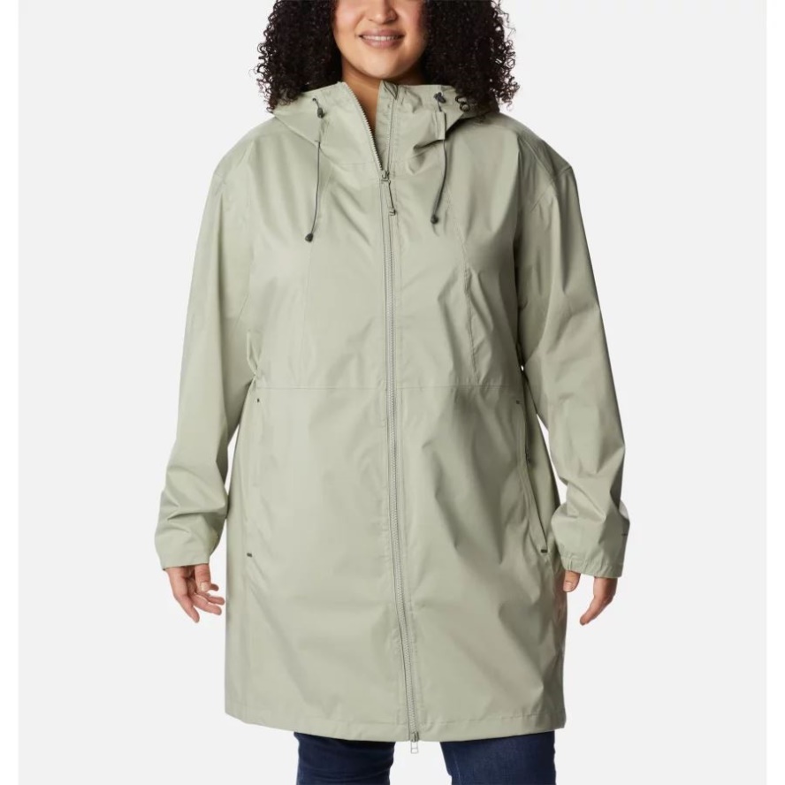 Safari Women's Weekend Adventure Long Shell Jacket Plus Size Columbia Sale