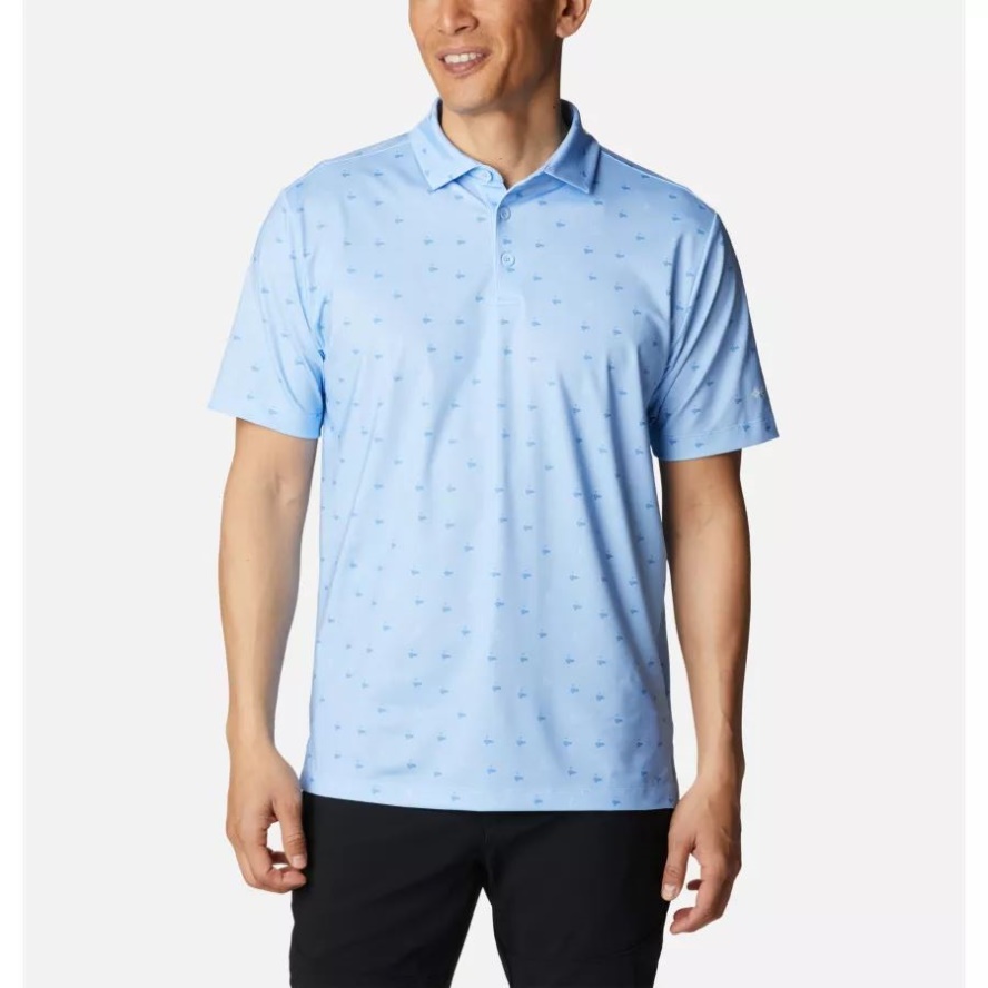 Sail Men's Omni-Wick Punch Out Polo Columbia Sale