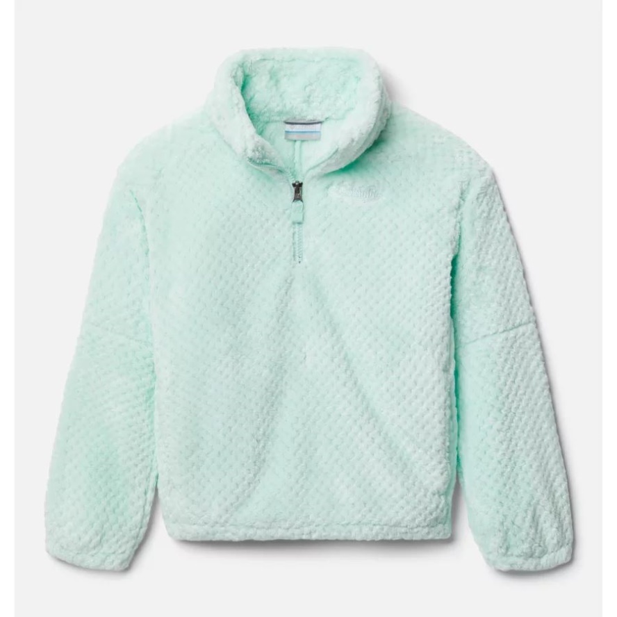 Sea Ice Columbia Sale Youth Fire SideII Sherpa Half Zip Fleece