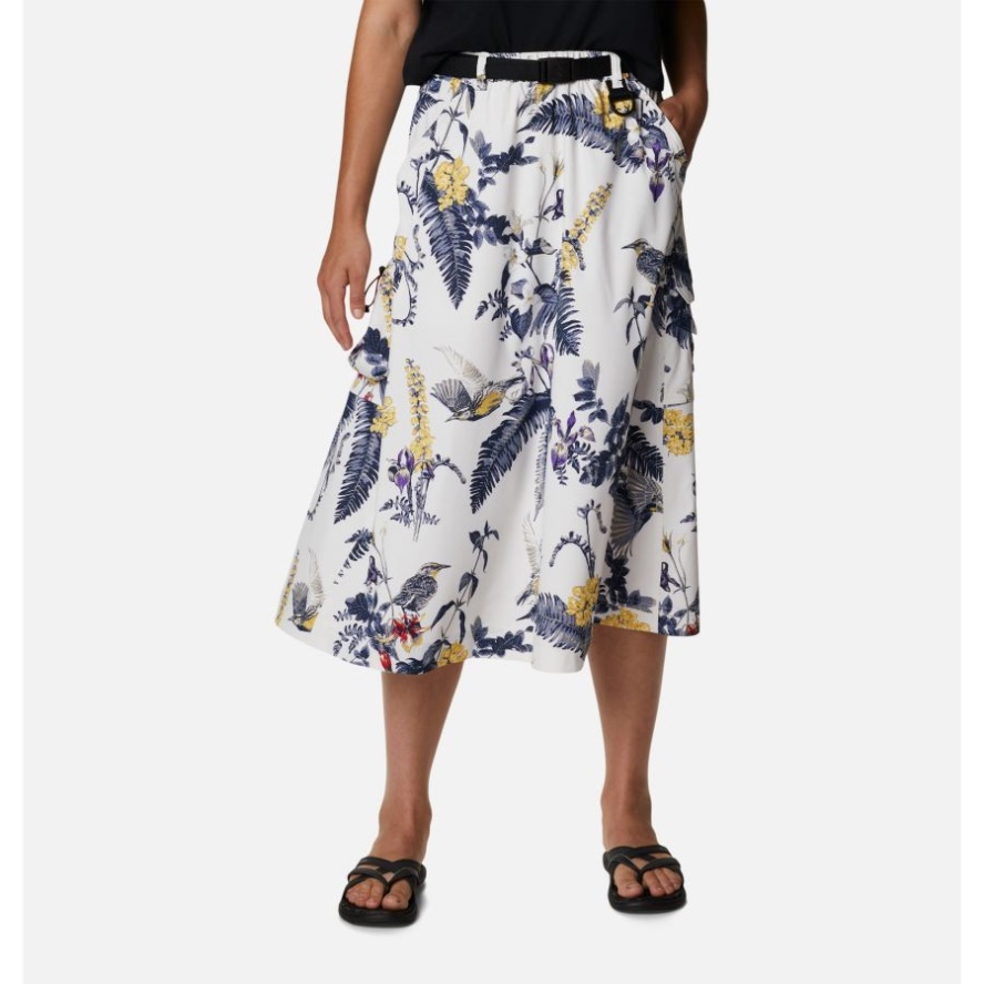Sea Salt/Wildlife Guide Print Columbia Sale Women's Field Creek Utility Skirt